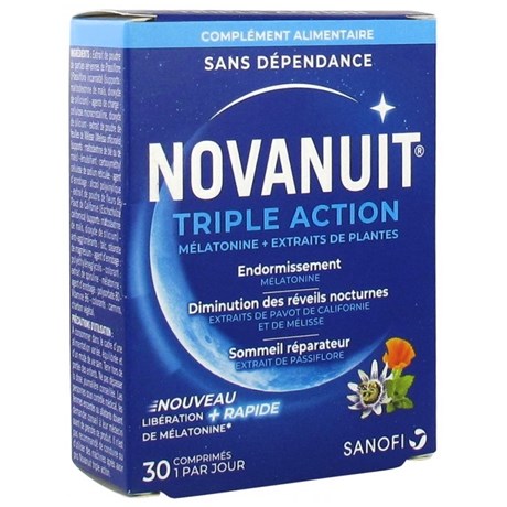 NOVANUIT TRIPLE ACTION 30 comrimés