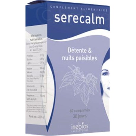 SERECALM, Comprimé, complément alimentaire apaisant, équilibrant. - bt 60