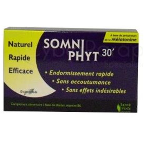 SOMNIPHYT 30 endormissement rapide 10 comprimés