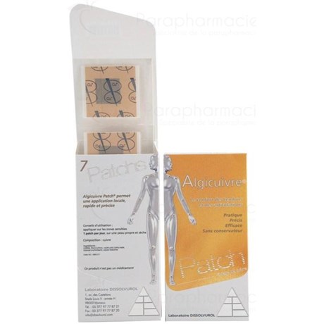 ALGICUIVRE Joints 7 patchs