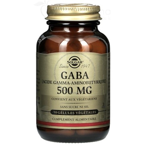 GABA 500 mg 50 Gélules végétales