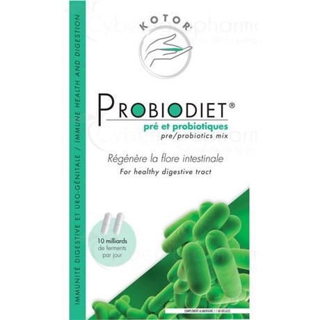 PROBIODIET pre and probiotics 60 caps