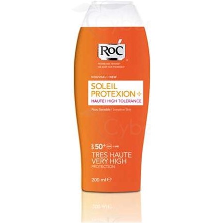 SUN PROTECTION MILK SPF 50 + + ROC, high solar Milk tolerance, very high protection SPF 50 +. - Fl 200 ml