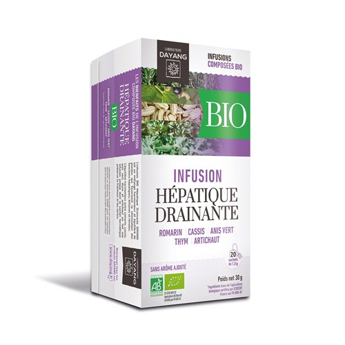 DAYANG INFUSION BIO LIVER DRAINAGE, Mixing plants for herbal tea, tea bags. - Bt 20