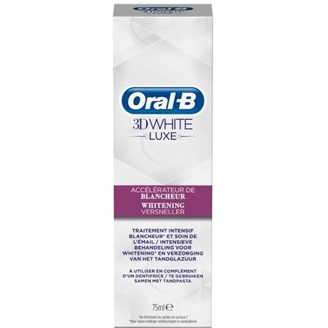 ORAL B 3D WHITE LUXE BLANCHEUR Accélérateur de Blancheur 75 ml