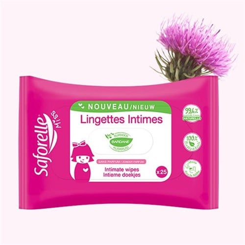 SAFORELLE MISS INTIMATE WIPES 25