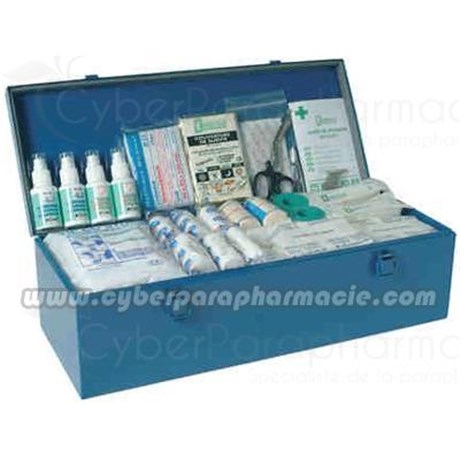 TROUSSE DE SECOURS Collectivité en metal 20 personnes