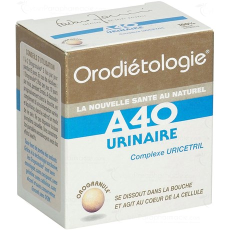 A40 URINE, Orogranule, nutritional supplement referred to urine. - Bt 40