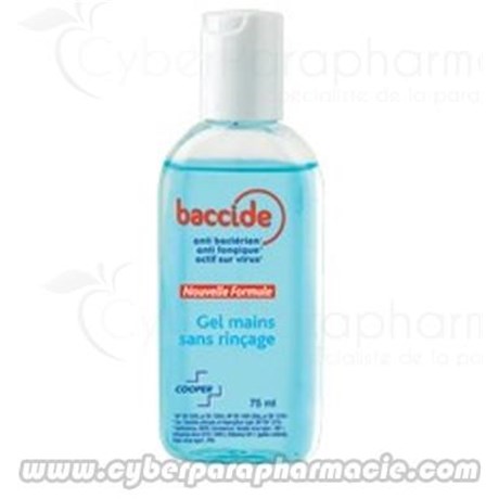 BACCIDE Gel main sans rinçage 75 ml
