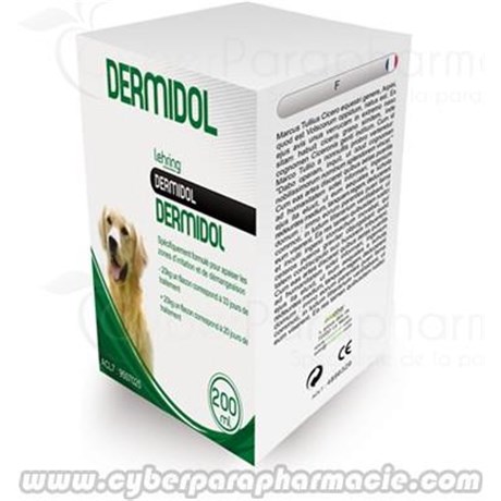 DERMIDOL Phytothérapie contre les démangeaisons du chien