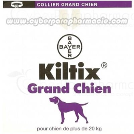 KILTIX Chien 20-60 kg collier anti puce et anti tique