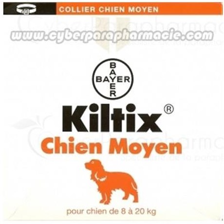 KILTIX Chien 8-20 kg collier anti puce et anti tique