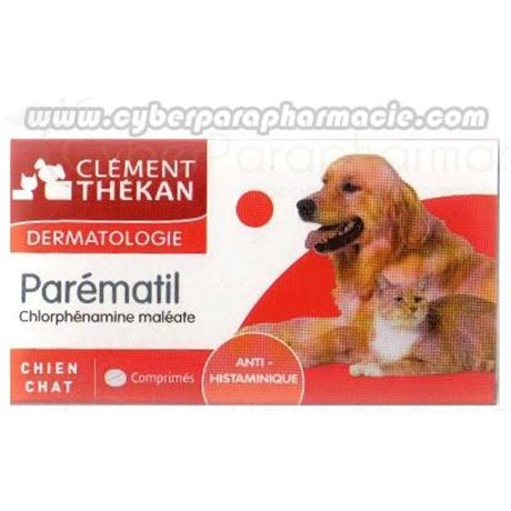 PAREMATIL Anti-allergique chien chat NON DISPONIB