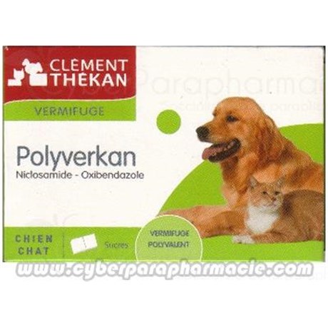 POLYVERKAN Vermifuge polyvalent chien chat