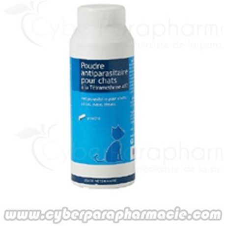 POUDRE ANTIPARASITAIRE Tétraméthrine AB7 chat