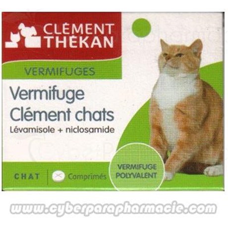 VERMIFUGE CLEMENT CHATS Vermifuge polyvalent chat