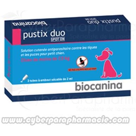 PUSTIX DUO 3xSpot on anti-parasitic dog 7,5 kg