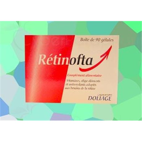 RETINOFTA Capsule dietary supplement eyepiece. - Bt 90