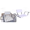 OBANA, suspended bath seat with backrest - unit