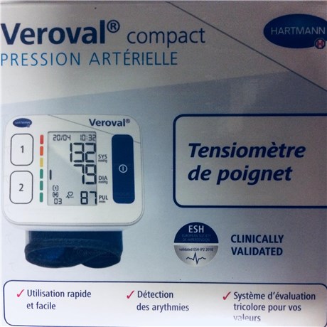 Veroval® Tensiomètre de poignet Pour une mesure simple et rapide