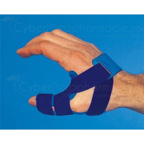 SOBER THUMB SPLINT, rigid thermoplastic thumb splint for adult doctor Berrehail right size 1 (ref. APB-PLAST1) - unit