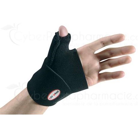 WAHOO EZY WRAP wrist orthosis ambidextrous thumb anatomical support and maintenance - unit