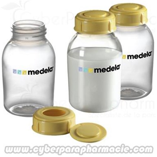 BABY BOTTLE 150 ml x3, Baby Bottle with closure system for storing breast milk - bt 3