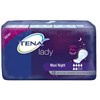 TENA MAXI NIGHT, adhesive protection anatomical urinary incontinence light night. - Bag 12